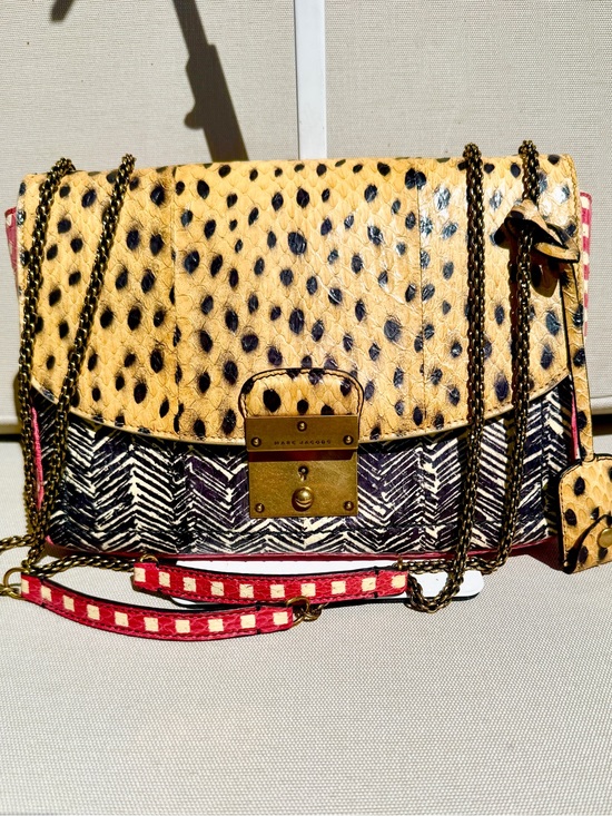 Marc Jacobs Handbags - Marc Jacobs Rare Runway Fall 2013 Mini Polly Crossbody Python Elaphe Bag